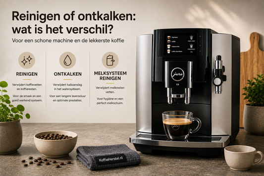 Reinigen of ontkalken: wat is het verschil?
