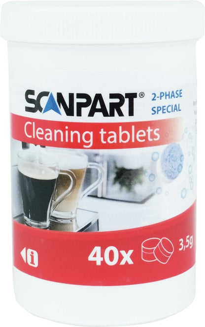 Scanpart 2 fase reingingstabletten voor koffiemachine