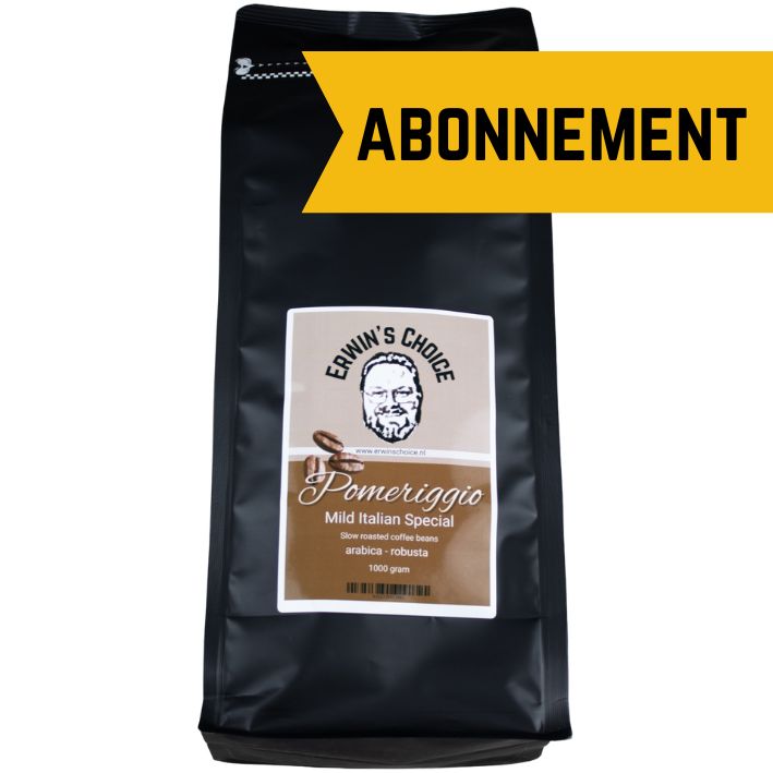 Erwin’s Choice koffiebonen abonnement